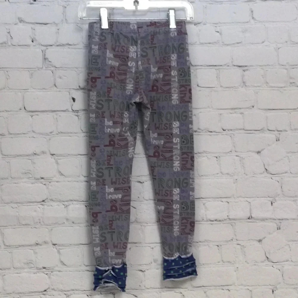 Like New Matilda Jane size 6 Be Strong Ruffle Leggings - Picture 5 of 5